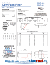 Datasheet SCLF-36+ manufacturer Mini-Circuits